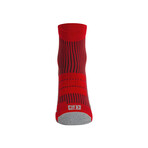 Performance Quarter Socks // Red (S)