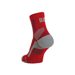 Performance Quarter Socks // Red (S)