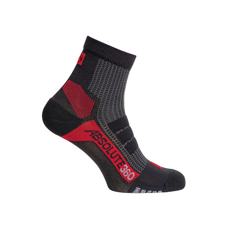 Performance Quarter Socks // Black (S)