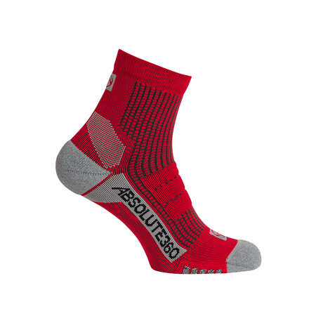 Performance Quarter Socks // Red (S)