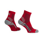 Performance Quarter Socks // Red (S)