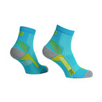 Performance Quarter Socks // Turquoise (M)