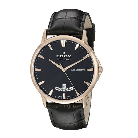 Edox Les Bémonts Day Date Automatic Automatic // 83015 37R NIR