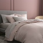 French Linen Duvet Cover // Blush (Full/Queen)