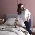 French Linen Sheet Set // Dove (Queen)