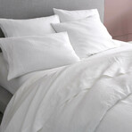 French Linen Duvet Cover // Snow (Full/Queen)