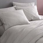 French Linen Duvet Cover // Fog (Full/Queen)