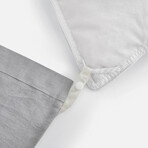 French Linen Duvet Cover // Dove (Full/Queen)