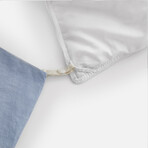 French Linen Duvet Cover // Sky (Full/Queen)