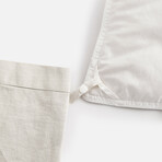 French Linen Duvet Cover // Fog (Full/Queen)