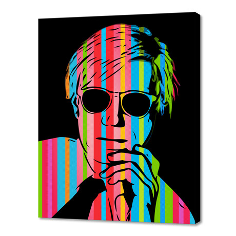 Andy Warhol // Dark (10"H x 8"W x 0.75"D)