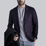 Augustus Sport Jacket // Burgundy Tick (US: 38R)