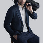 Anderson Sport Jacket // Blue + Green Houndstooth (US: 38R)