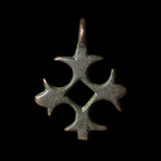 Medieval Bronze Cross Pendant // c. 9th-14th Century AD