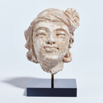 Excellent Indus Valley Stucco Head // 4th - 5th Century AD