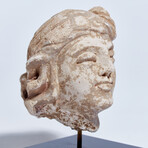 Excellent Indus Valley Stucco Head // 4th - 5th Century AD