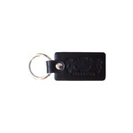 Italian Napa Leather Keychain (Black)