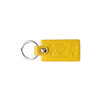 Italian Napa Leather Keychain (Black)