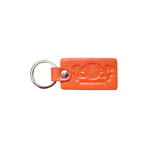 Italian Napa Leather Keychain (Black)