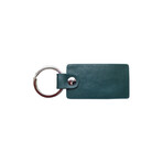 Italian Napa Leather Keychain (Black)