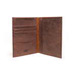 Antique Passport Holder // Brown