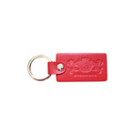 Italian Napa Leather Keychain (Black)