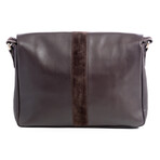 City Messenger Bag // Italian Napa Leather // Brown