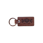 Italian Napa Leather Keychain (Black)