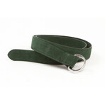 Executive D-Ring Belt // 46" // Forest Green