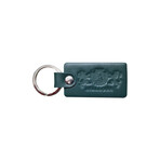 Italian Napa Leather Keychain (Black)