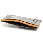 Antique Leather Money Clip Wallet // Brown