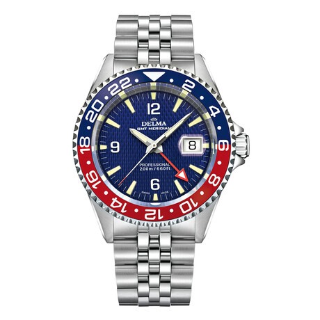 Delma Santiago GMT Meridian Quartz // 41702.648.6P044