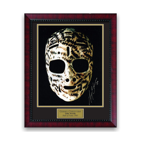 Gerry Cheevers // Boston Bruins // Autographed Photograph + Framed