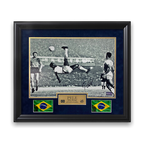 Pelé // Brazil // Signed Photograph + Framed