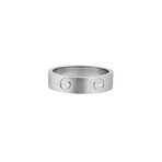 Cartier // 18k White Gold Love Ring // Ring Size: 8.25 // Pre-Owned