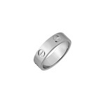 Cartier // 18k White Gold Love Ring II // Ring Size: 6 // Pre-Owned