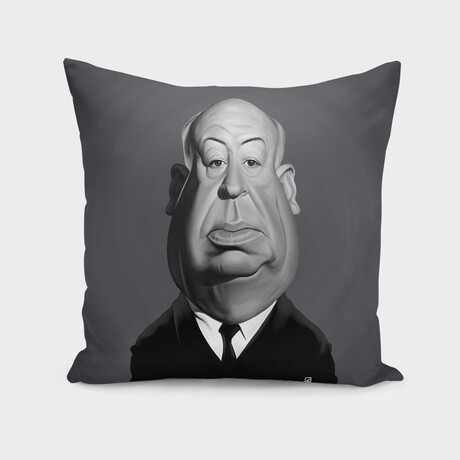 Alfred Hitchcock (14"H x 14"W)