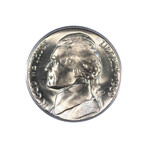 1939-D Jefferson Nickel // PCGS Certified MS67 // Wood Presentation Box