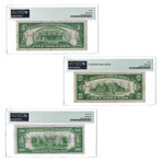 1934A Hawaii WWII Emergency Issue Federal Reserve Notes // $5 - $10 - $20 Set of 3 // PMG Certified VF30 to VF35