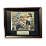 Rob Gronkowski // New England Patriots // Signed + Framed Photograph