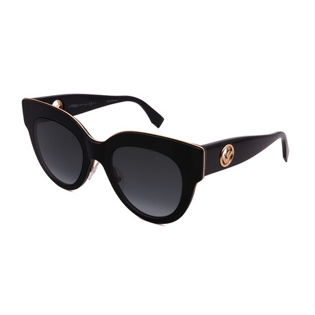 Fendi // Women's 360/S-807 Sunglasses // Black + Gray Gradient