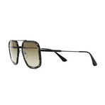 Men's PR57XS Sunglasses // Striped Gray + Black