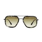 Men's PR57XS Sunglasses // Striped Gray + Black