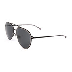 Hugo Boss // Men's 1169-F-S Polarized Sunglasses // Matte Black