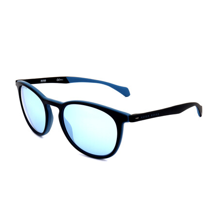 Men's 1115-S Sunglasses // Black + Blue