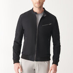 Rony Sport Suede Jacket // Black (XS)