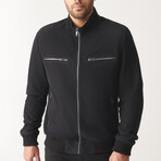 Aspen Sport Suede Leather Jacket // Black (S)