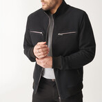 Aspen Sport Suede Leather Jacket // Black (S)