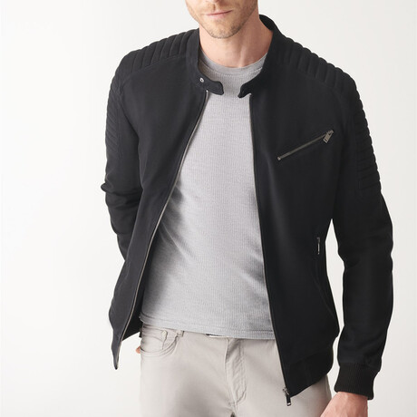 Rony Sport Suede Jacket // Black (XS)