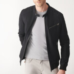Rony Sport Suede Jacket // Black (XS)